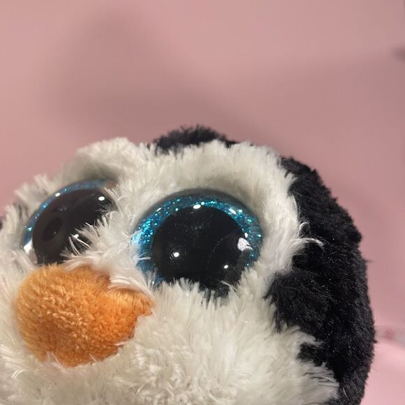Ty Peek-A-Boo Penni Penguin 2015 Beanbag Plush Phone Holder Great Condition 4.5” - Picture 8 of 10